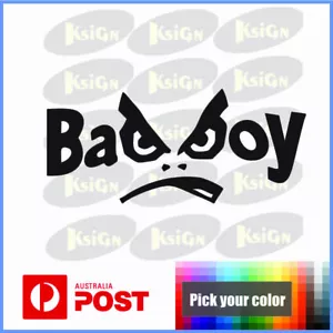 Bad boy club wall car window laptop DIY sticker decal multi color waterproof - Picture 1 of 3