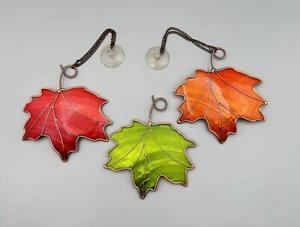 "Colgador de ventana de 3 hojas de arce decoración de pared 4,5""" - Imagen 1 de 11