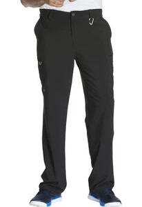 Scrubs Cherokee Men's Fly Front Short Pant CK200AS BAPS Black Free Shipping - Picture 1 of 4