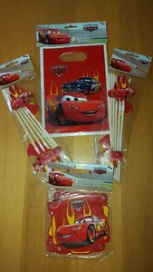 Disney Cars Geburtstag Girlande Strohhalme Tüten - Bild 1 von 2