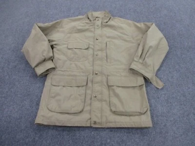 Eddie Bauer Jacket Men M Vintage Wool Lined Coat Safari Farm Barn Outdoors Adult - Image 1 of 4