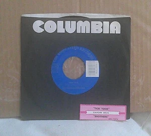 The Vaughan Brothers Stevie Ray "Tick Tock" 7"45 Columbia W/Title Strip! NM RARE - Picture 1 of 3