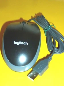 Logitech M100 USB Wired Computer Mouse M-U0026 810-002141 - Picture 1 of 3