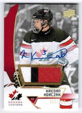 2019 UD TEAM CANADA JUNIORS/WOMEN PREMIUM SWATCH AUTO CARDS (#1-85) U-Pick List