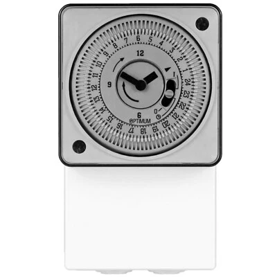 UNIVERSAL Timer 24 Hour Timeswitch Surface Mounting Time Switch Immersion Heater - Image 1 of 4