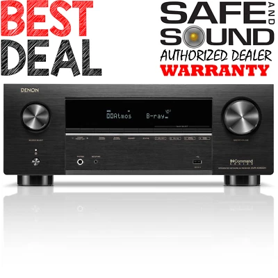 DENON AVR-X3800H 9.4 Ch A/V Receiver W/ HEOS | REPLACES AVR-X3700H - Image 1 of 4