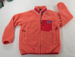 Patagonia Kids Retro X Jacket Deep Pile Fleece Coral Size Kids XL (14) ******** - Picture 1 of 12