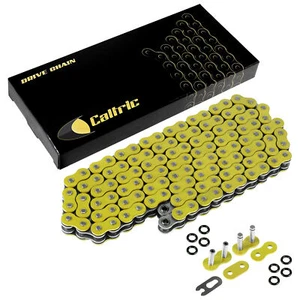 O-Ring Drive Chain for Suzuki RMZ450 RM-Z450 2007-2013 Yellow - Picture 1 of 7