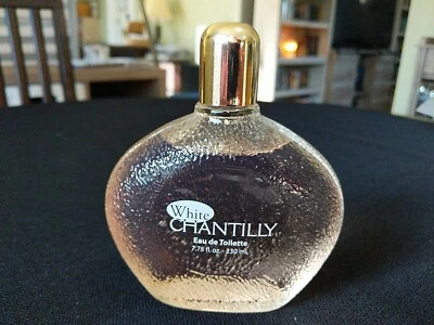 白色 CHANTILLY EAU deTOILETTE SPLASH 7.75 盎司复古香味! 不是多年制造的! — 第 1/4 张图片
