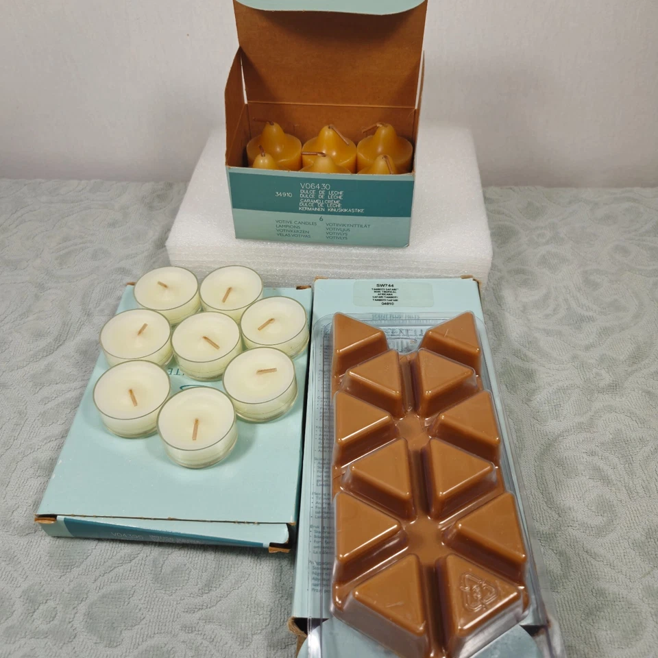 Party Lite Melts, Votives and Partial Box of Tea Lights Variety of Scents - Image 1 of 4