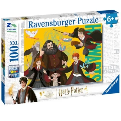 PUZZLE HARRY POTTER 100 PZ IL GIOVANE MAGO PER BAMBINI 6+ ANNI RAVENSBURGER - Immagine 1 di 2