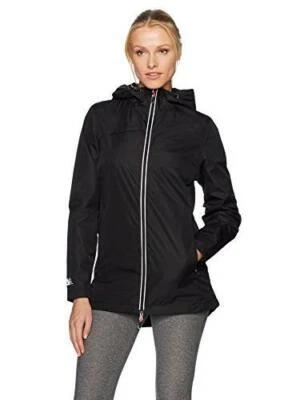 New Balance L Nuevo con Etiquetas Negro Dobby Anorak Rompevientos Chaqueta de Lluvia Abrigo Para Mujer  Foto 1 de 4
