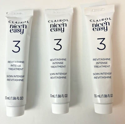 Clairol Nice n Easy Revitashine Intense Treatment Conditioner 1.86 Oz Lot of 3 - Image 1 of 3