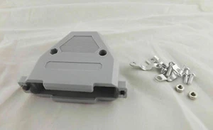1x D-SUB Plastic Hood Cover Backshell & Screws for D-Sub 37 Pin DB37 DB62 62Pin - Picture 1 of 5