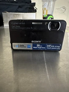 SONY Cyber-shot DSC-TX7 Digital Camera Black 4.0x zoom Used Needs Work - Picture 1 of 10