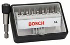 5x Bosch Tournevis Robuste Line S Extra-Dur, 8+1 Pièces, 25 MM, Ph