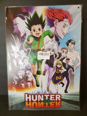 Hunter X Hunter  Manga Anime TV Show Metal Art Poster (Key Art / Running)  12x17 - Image 1 of 2