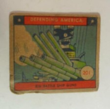 FIVE (5) R-40 1941 W S DEFENDING AMERICA NON SPORT CARDS #201 204 210 244 247