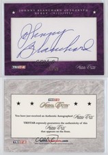 2008 TRISTAR Signa Cuts Cut Hidden Treasures Purple /69 Johnny Blanchard Auto