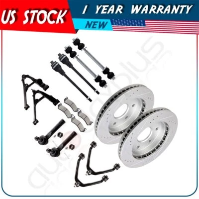 Rotores de freno de barra estabilizadora con extremo de barra estabilizadora de extremo delantero clásico apto para GMC Sierra 1500 2007 Foto 1 de 4