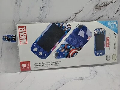 Captain America Opportunity Marvel Nintendo Licensed Switch Lite Skin New - Image 1 of 2