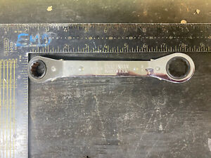 CRAFTSMAN 12pt DUAL RATCHETING BOX END WRENCH, SAE 5/8 & 3/4, Part No. 43364