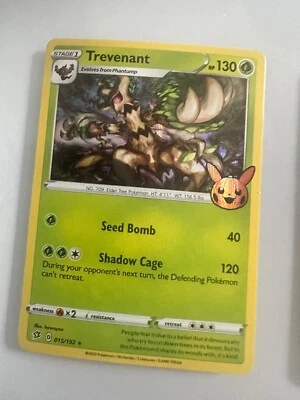 Pokémon 2023 Trick Or Trade Trevenant 017/196 Holo RARE - Halloween Stamp - Image 1 of 4