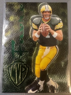 1996 Skybox Premium Brett Favre MVP #1 Foil - Image 1 of 2