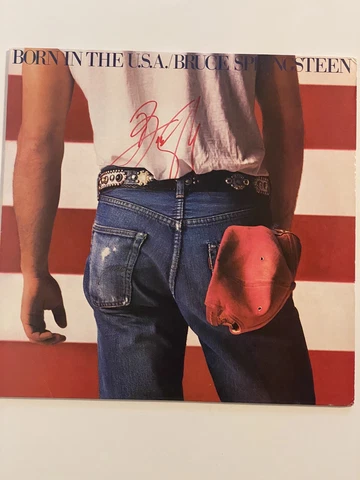 Bruce Springsteen Autographed Born in the U.S.A Album JSA Full Letter!!! Cover