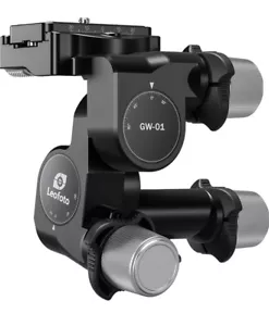 Leofoto GW-01 Getriebe 3-Wege Kugelkopf mit Platte / Arca Swiss kompatibel - Bild 1 von 4