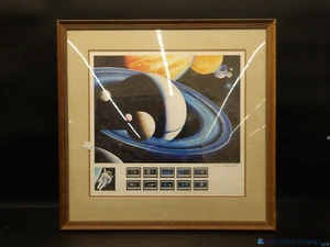 Limited Edition Signed & Numbered Space art by Chris Calle #129/950 with Stamps - Picture 1 of 3