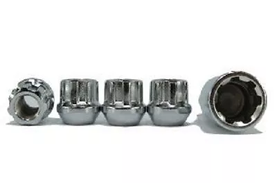 4 Pc LINCOLN CONTINENTAL OPEN LOCKING LUG NUTS CUSTOM WHEEL LOCKS 12x1.50 #41705 - Image 1 of 2