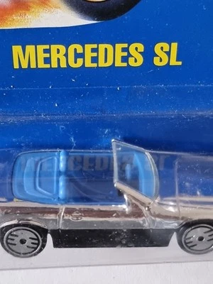 Hot Wheels Mercedes SL Convertible Cromo 1990 - Ruedas UH - #9770 Foto 1 de 4