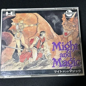 Might & Magic CD ROM PC Engine Turbo Grafx Used Game Very Good NTSC-J Japan - Picture 1 of 4