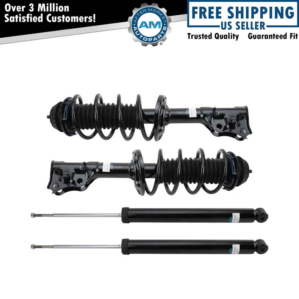 Front Complete Strut Assembly & Rear Shock Absorber Kit For 2016-2022 Honda HR-V - Image 1 of 4