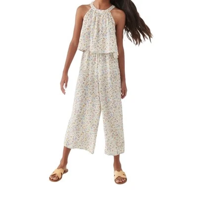 Mono sin mangas O’Neill Hattie tejido floral cuello alto niñas grande nuevo con etiquetas Foto 1 de 4