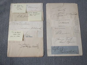Autographs Unusual Group: Historical Governors, Science & Others (Please read.) - Picture 1 of 4