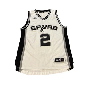 Adidas San Antonio Spurs Kawhi Leonard maglia bianca uomo media - Foto 1 di 11