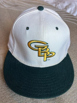 Bolsa verde vintage Packers Pro modelo New Era boné tamanho 7 3/8 lã feita nos EUA ajustada - Imagem 1 de 4