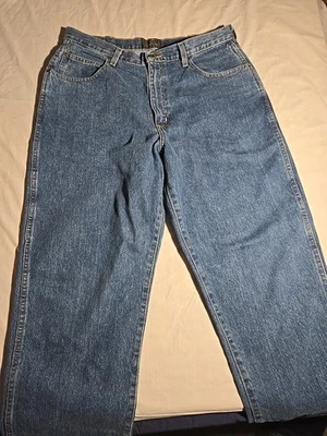 Vintage REDHEAD MENS 36 x 32 BLUE DENIM JEANS DARK WASH - Image 1 of 4