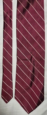 Corbatas Donna Karan 100% Seda Bronce y Diseño Rayas Doradas Hechas en EE. UU. Foto 1 de 4