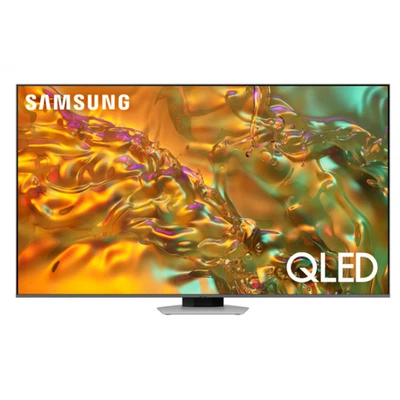 SAMSUNG QE55Q80DATXZT TV 55" QLED SMART TV 4K UHD AI UPSCALING CLASSE F - Immagine 1 di 4