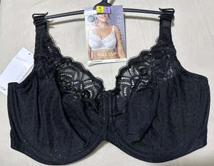 Sujetador M&S FABULOSO COPA COMPLETA CON AROS ENCAJE AMELIA EN NEGRO Talla 38G - Imagen 1 de 9