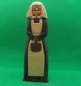 Colección Lori Miller Pinos Susurrantes Talla Peregrina Dama Acción de Gracias 2001 - Imagen 1 de 6