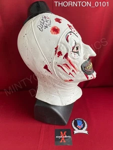 David Howard Thornton Terrifier signed Trick or Treat Studios Art bloody mask - Picture 1 of 5