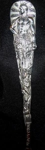 Old Orchard Pa. 6' cucchiaio completo da souvenir indiano americano sterling - Foto 1 di 4
