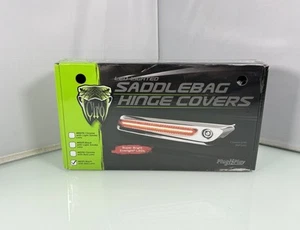 CIRO 40171 LED Black / Red Lens Saddlebag Hinge Covers for 14-Up Harley Touring - Bild 1 von 12