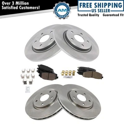 Rotores de pastillas de freno delanteras y traseras de cerámica para Town & Country Grand Caravan Journey Foto 1 de 4