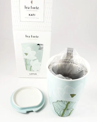 Tea Fortè Kati cup Flower of Lotus Steeping Cup W/ Infuser - Image 1 of 4