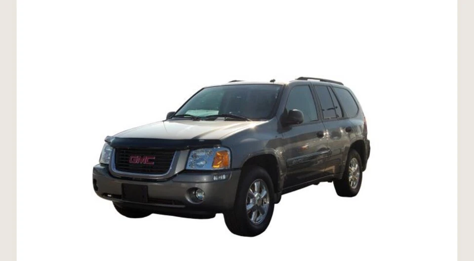 AVS Bugflector Dark Smoke Hood Protector Shield For 2002-2009 GMC Envoy - 25226 - Image 1 of 2